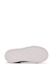 Clarks Blue Foxing Vibe kid Canvas - Image 7 of 7