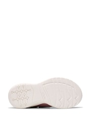 Clarks Pink Standard Fit (F) Feather Ath Kid Trainers - Image 7 of 7