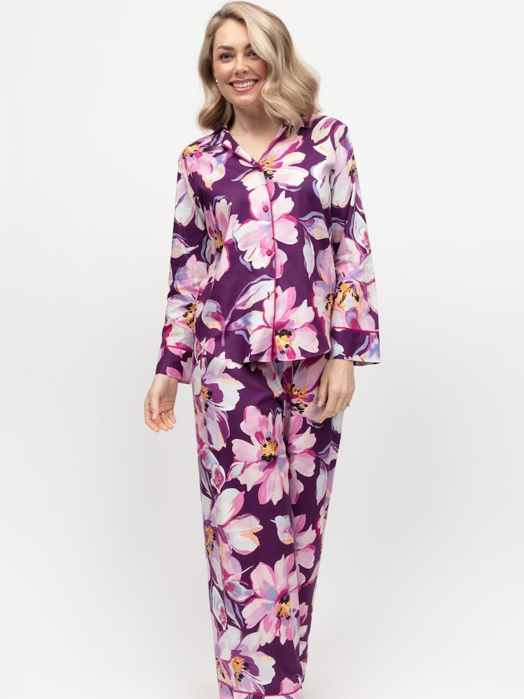 Cyberjammies Purple Long Sleeve Pyjamas Set - Image 3 of 4