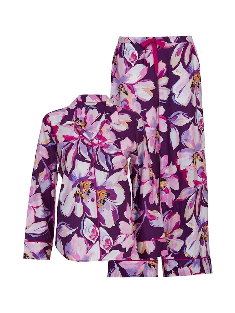 Cyberjammies Purple Long Sleeve Pyjamas Set - Image 4 of 4
