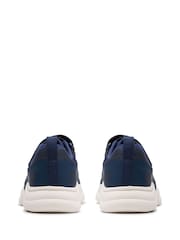 Clarks Blue Feather Ath Kid Trainers - Image 4 of 7