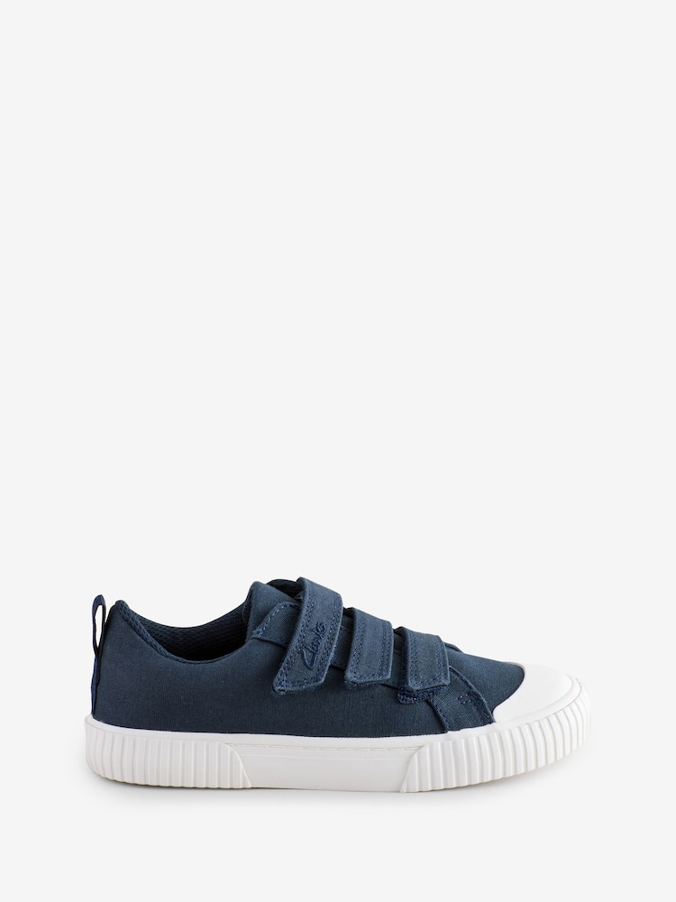 Platneni čevlji Clarks Foxing Vibe Kid - Slika 1 iz 8