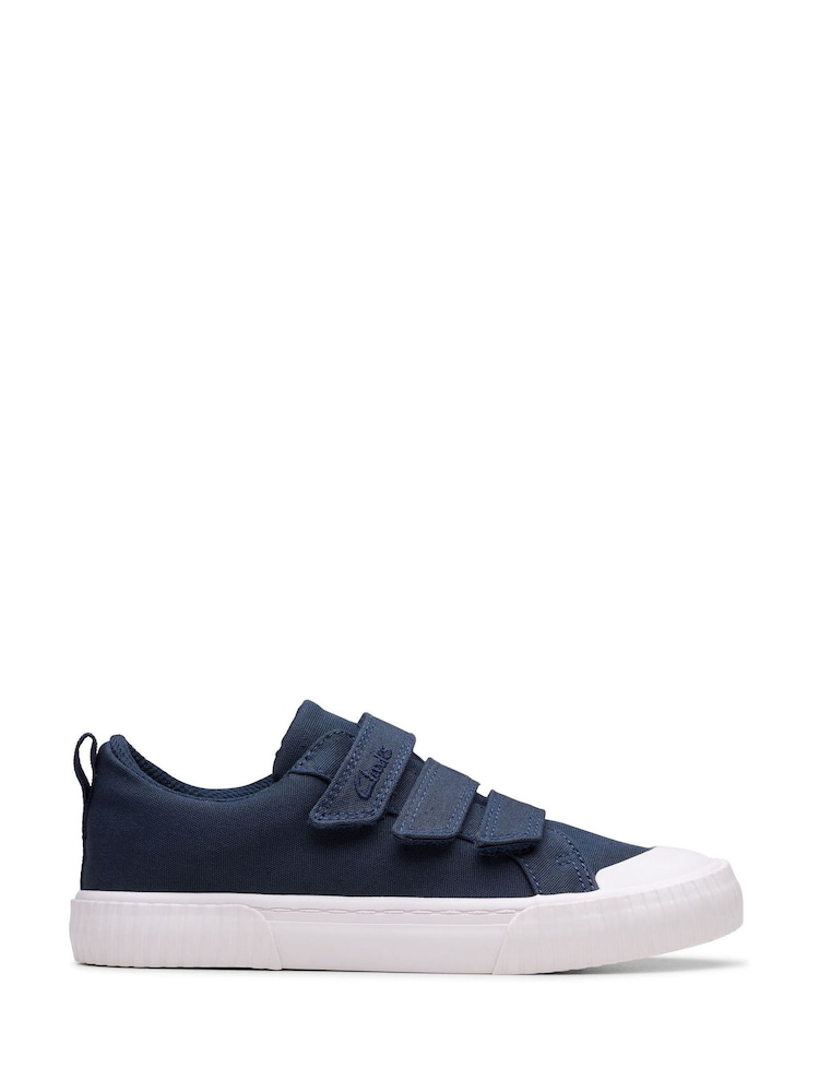 Platneni čevlji Clarks Foxing Vibe Kid - Slika 2 iz 8