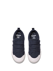 Platneni čevlji Clarks Foxing Vibe Kid - Slika 7 iz 8