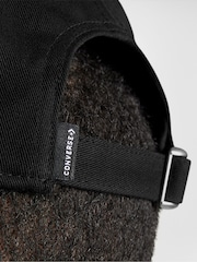 Converse Black Star Chevron 100% Cotton Baseball Cap - Image 3 of 5