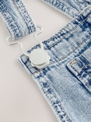 Blue Denim Frayed Pinafore - Image 3 of 4
