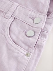 Lilac Purple Twill Pinny 100% Cotton Dress - Image 2 of 3