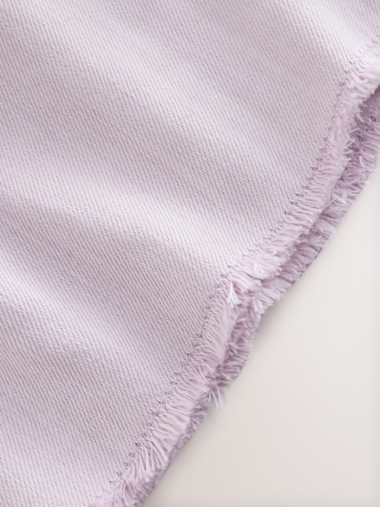 Lilac Purple Twill Pinny 100% Cotton Dress - Image 3 of 3