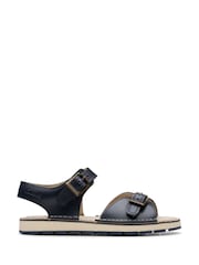 Clarks Blue Leather PlaysunReef K. Sandals - Image 1 of 7