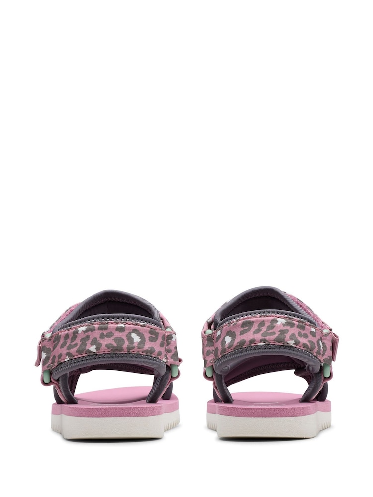 Roz - Sandale Clarks pentru copii Extra lat Peak Web - Image 6 of 8