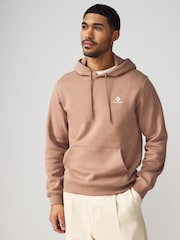 Converse Brown Star Chevron Chest Hoodie - Image 1 of 4