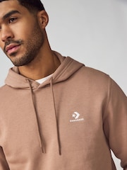 Converse Brown Star Chevron Chest Hoodie - Image 3 of 4