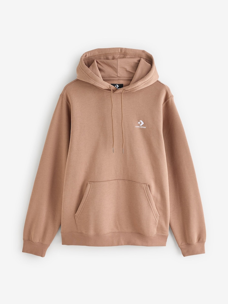 Converse Brown Star Chevron Chest Hoodie - Image 4 of 4