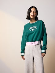 سويت شيرت Retro Sport Nylon من Converse - صورة 1 من 5