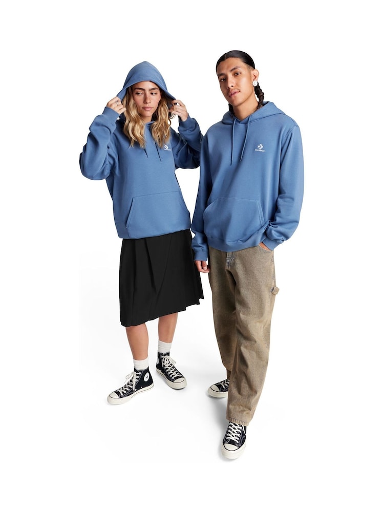 Converse Blue Chest Star Chevron Hoodie - Image 2 of 5