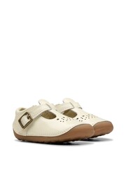 Clarks White Wide Fit (G) Patent Tiny Skip Toddler Shoes - Image 4 of 7