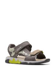Sandalias infantiles con diseño de esqueleto de Clarks - Imagen 4 de 9
