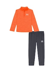 Under Armour Orange Challenger Tracksuit - Image 1 of 1