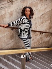 Live Unlimited Black Curve- Mono Stripe Shirt - Image 2 of 7