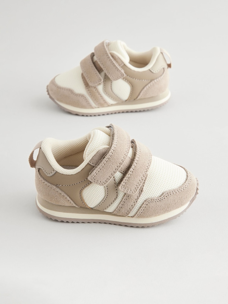 Neutral Standard Fit (F) Double Strap Trainers - Image 2 of 5