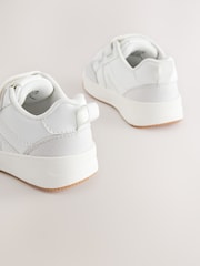 White Standard Fit (F) Touch Fastening Two Strap Trainers - Image 5 of 5