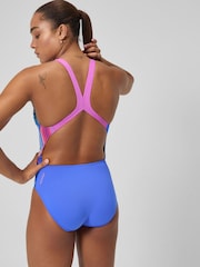 Купальник с принтом Speedo Powerback - Image 2 of 5