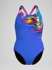Купальник с принтом Speedo Powerback - Image 5 of 5