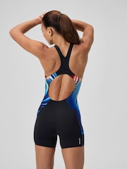 Speedo Black Digital Printed Legsuit - Image 2 of 6