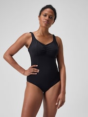 Speedo Black Shaping Aquanite Plus Size Swimsuit - Image 2 of 7