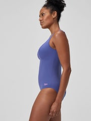 Speedo Blue Shaping Aquanite Swimsuit - Image 3 of 6