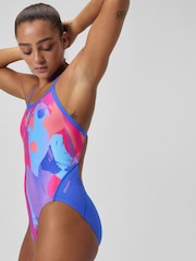 Speedo Placement Digital Turnback Swimsuit - Imagen 5 de 6