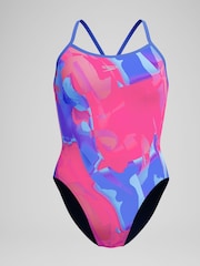 Speedo Placement Digital Turnback Swimsuit - Imagen 6 de 6