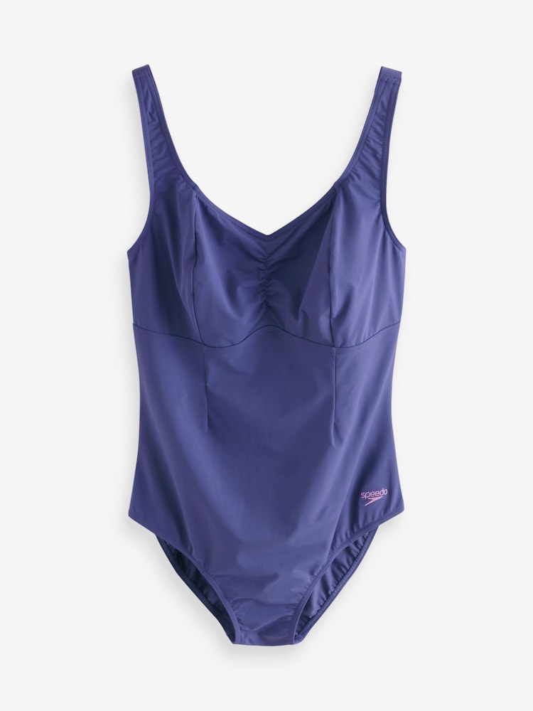 Speedo Shaping Aquanite Plus Size Swimsuit - Image 7 of 7