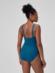 Speedo Green Shaping Luna Elustre Swimsuit - Image 2 of 6
