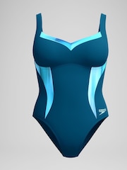 Speedo Green Shaping Luna Elustre Swimsuit - Image 6 of 6