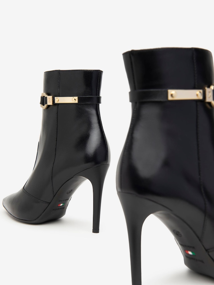 NeroGiardini – Stiefeletten aus Leder mit spitzem Absatz - Bild 6 von 6 NeroGiardini – Stiefeletten aus Leder mit spitzem Absatz - Bild 6 von 6