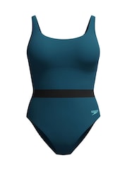 Speedo Green Shaping Lunia Glow Swimsuit - Image 1 of 7