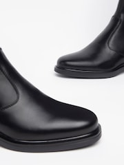 NeroGiardini Black Leather Knee High Riding Boots - Image 3 of 4