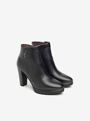 NeroGiardini Black Leather Ankle Boots - Image 2 of 4