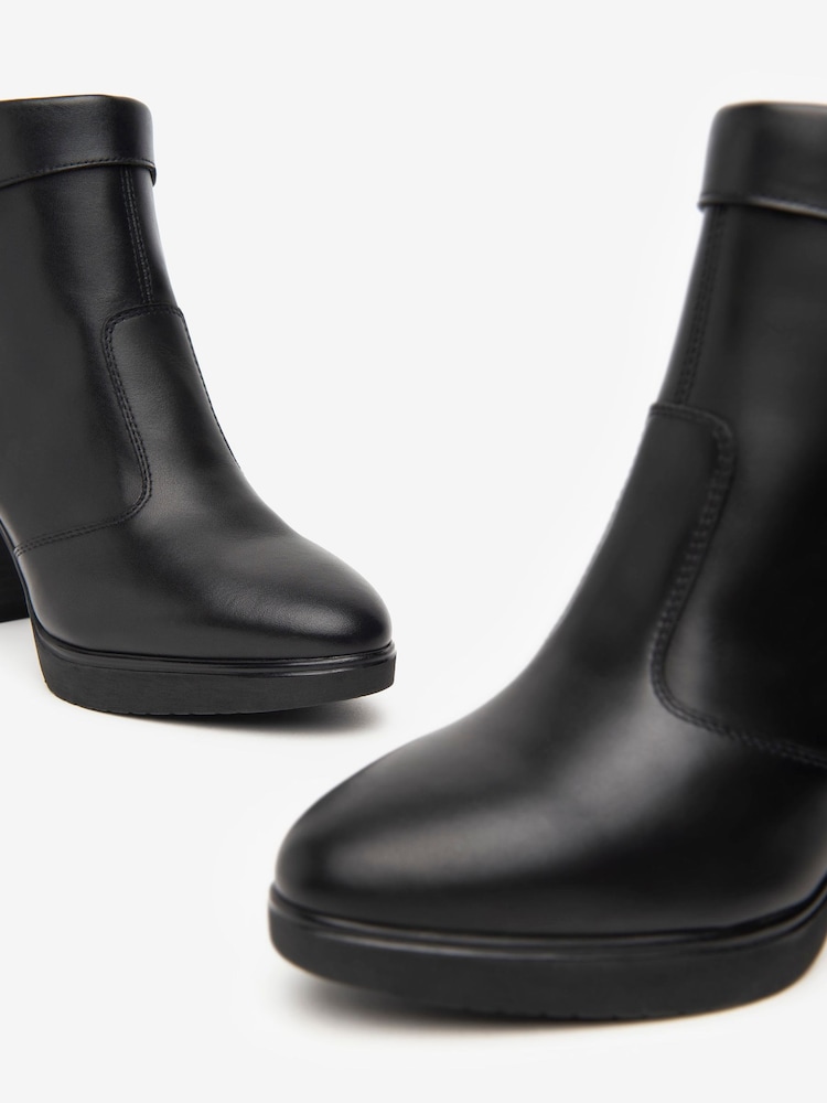 NeroGiardini Black Leather Ankle Boots - Image 3 of 4