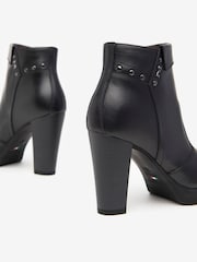 NeroGiardini Black Leather Ankle Boots - Image 4 of 4