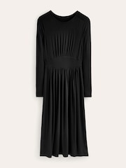 Boden Black Petite Thea Long Sleeve Jersey Dress - Image 5 of 5