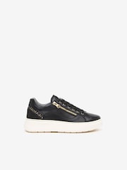 NeroGiardini Black Leather Cupsole Trainers - Image 1 of 4