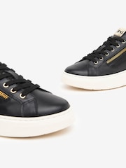 NeroGiardini Black Leather Cupsole Trainers - Image 3 of 4