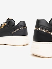 NeroGiardini Black Leather Cupsole Trainers - Image 4 of 4