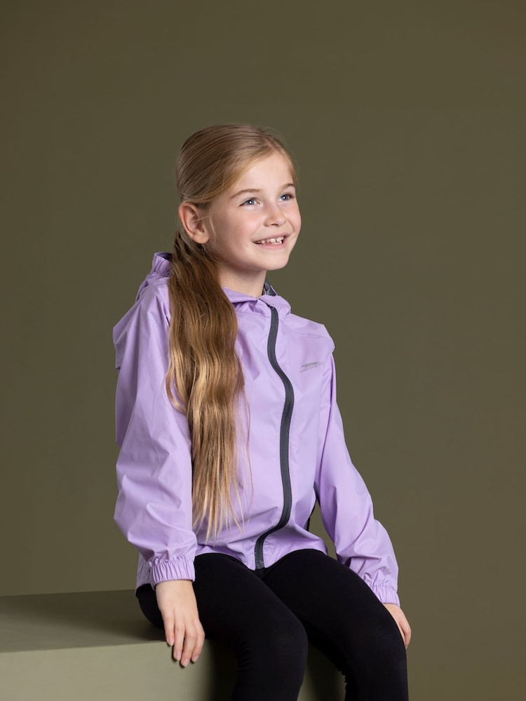 Trespass Unisex Kinder Lila Qikpac Jacke TP75 - Image 4 of 5