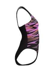 Speedo Pink Hyperboom Placement Muscleback Swimsuit - Image 4 of 6