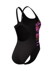 Speedo Pink Hyperboom Placement Muscleback Swimsuit - Image 5 of 6