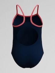 Speedo Blue Plastisol Placement Thinstrap Muscleback Swimsuit - Image 2 of 3