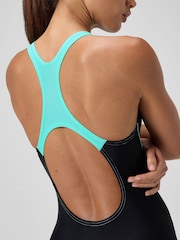 Speedo Black Medley Logo Swimsuit - Image 5 of 6
